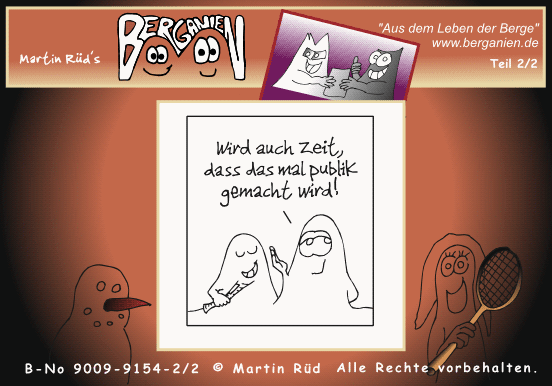 Berganier bescheiden; Klicken Sie hier f&uuml;r n&auml;chsten Comic-Teil!