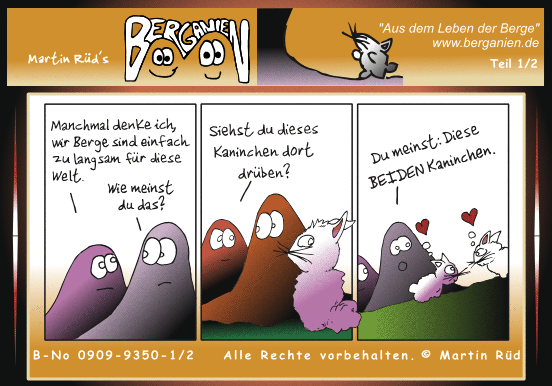 Berge zu langsam; Klicken Sie hier f&uuml;r n&auml;chsten Comic-Teil!