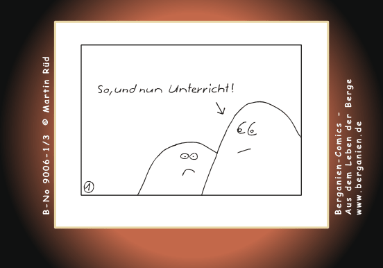 Der Grosse Berg erteilt dem Kleinen Berg Unterricht